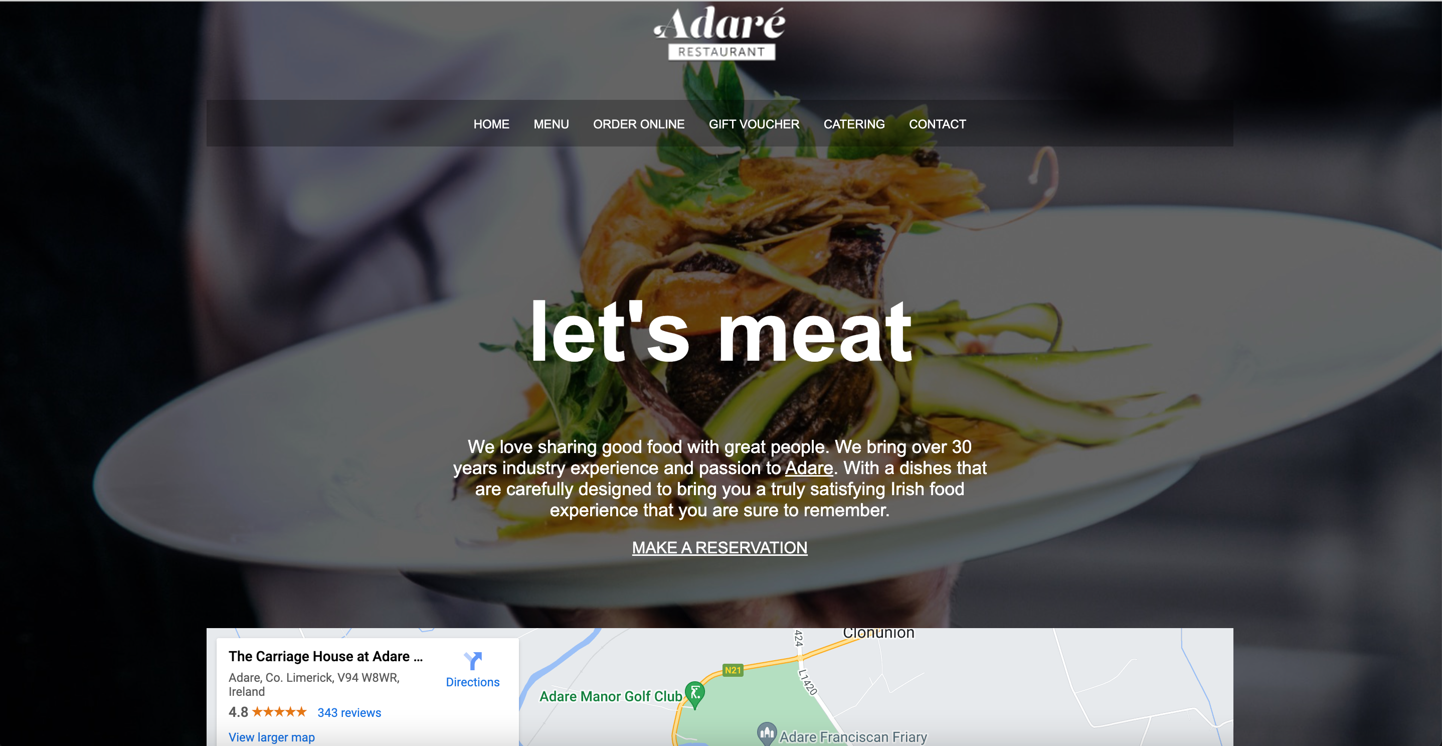 Restaurant Website